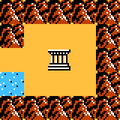 Maze Island Palace as it appears in the overworld