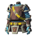 The Flamebreaker Armor with Light Blue Dye