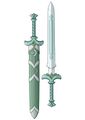 Artwork of the Goddess Sword from Breath of the Wild