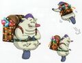 Concept art of Plats from Hyrule Historia