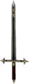 The small Sword wielded by Darknuts as seen in-game from Twilight Princess