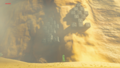 One of the Korok found on Nephra Hill from Breath of the Wild