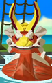 The King of Red Lions in the Navi Trackers mode from Four Swords Adventures