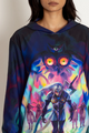 A model wearing a Fierce Deity Link Hoodie Sweater