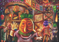 Artwork of the Carnival of Time featuring Odolwa's Remains from Majora's Mask 3D