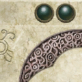 A design used for above-door decoration in City in the Sky from Twilight Princess HD