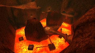 Death Mountain Crater screenshot from Ocarina of Time 3D