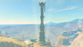 The Gerudo Canyon Skyview Tower before being activated