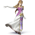 Zelda as she appears in the game