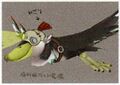 Concept art of a Loftwing from Skyward Sword