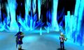 Link and Sheik playing the "Serenade of Water" from Ocarina of Time 3D