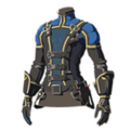 Rubber Armor with Blue Dye