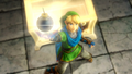 Link obtaining Bombs from Hyrule Warriors