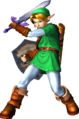 Link, as seen in-game