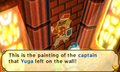The Captain's Painting on the wall from A Link Between Worlds