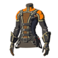 Rubber Armor with Orange Dye