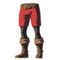 Trousers of the Wild with Red Dye from Breath of the Wild