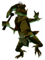 A Dinolfos attacking from Majora's Mask
