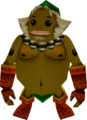 Goron Link's in-game model