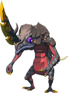 Black Lizalfos model from Tears of the Kingdom
