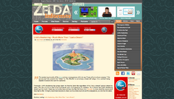 Screenshot of the ZI homepage