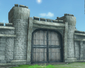 The Abandoned Fort Gate while closed from Hyrule Warriors: Definitive Edition