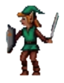 Link's sprite in game