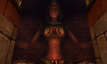 The desert colossus in the Spirit Temple from Ocarina of Time 3D