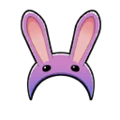 The purple Bunny Hood icon from Hyrule Warriors Legends