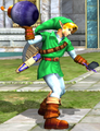 Link holding a Bomb from Soulcalibur II