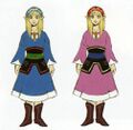 Concept art of Zelda from Hyrule Historia