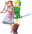 Link and Marin Template:ExpGame
