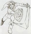 OoT Link with Hylian Sheild concept.jpg
