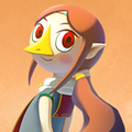 A Facebook profile picture depicting Medli from the official The Wind Waker HD website