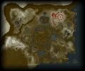 Hyrule Map prior to the Great Calamity from Hyrule Warriors: Age of Calamity