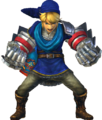 Link using the Silver Gauntlets from Hyrule Warriors
