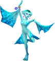Render of Ruto wielding the Silver Scale from Hyrule Warriors