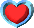 A Heart Container as seen in-game from Phantom Hourglass and Spirit Tracks