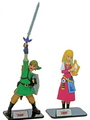 Link and Zelda gashapon By Gacha
