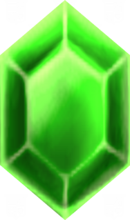 Green Rupee model from Twilight Princess