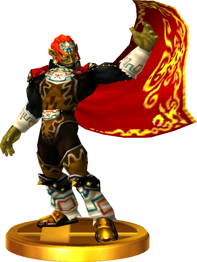 FileSSBfN3DS Ganondorf (Ocarina of Time) Trophy Model.png Zelda Wiki