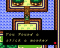Link obtaining the Stick from Link's Awakening DX