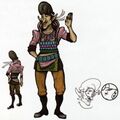 Concept art of Jakamar from Hyrule Historia
