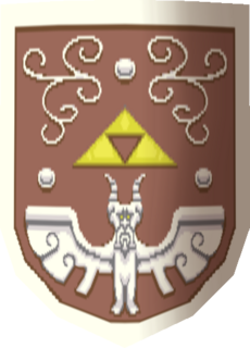 Hero's Shield model from The Wind Waker
