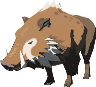 Woodland Boar model from Tears of the Kingdom