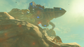 Divine Beast Vah Rudania stationed at Death Mountain Summit from Breath of the Wild