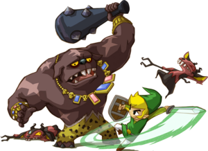 ST Link Fighting Big Blin and Miniblins Artwork.png