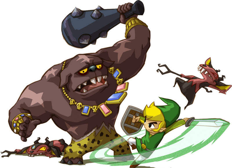 File:ST Link Fighting Big Blin and Miniblins Artwork.png