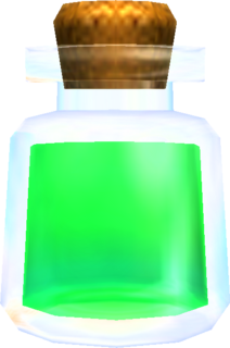 Green Potion model from Ocarina of Time 3D