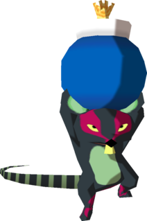 Real Bombchu model from The Wind Waker